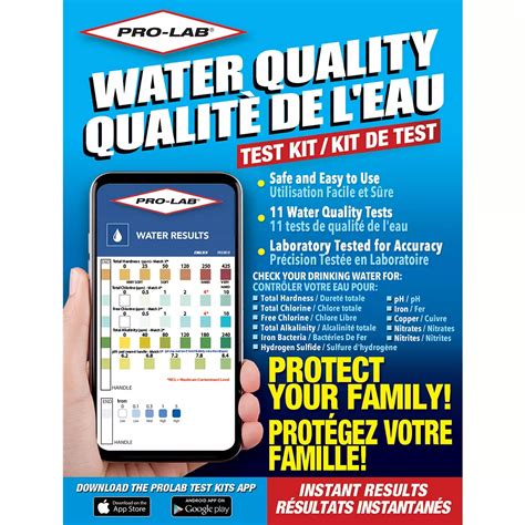 reagant water ph test drops home depot|pro lab water quality test.